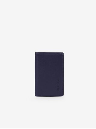 Tmavomodrá pánska kožená peňaženka VUCH Barion Blue