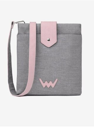 Růžovo-šedá dámská kabelka VUCH Vigo Grey 