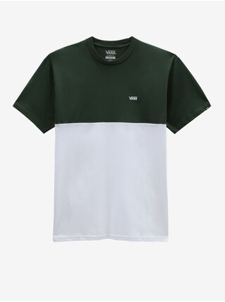 Zeleno-biele pánske tričko VANS