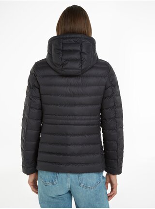 Čierna dámska zimná prešívaná bunda Tommy Hilfiger Feminine