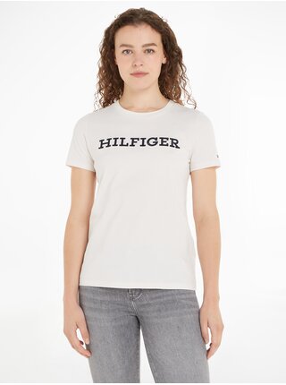 Bílé dámské tričko Tommy Hilfiger  