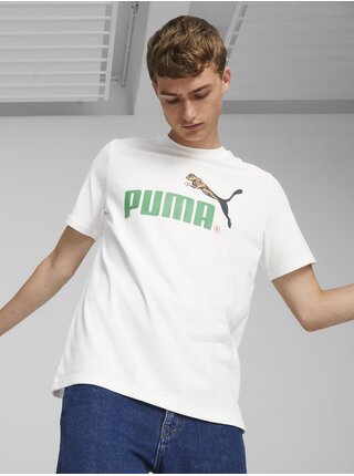 Biele unisex tričko Puma Classics No.1