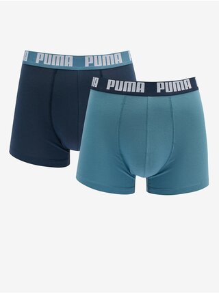Sada dvou pánských boxerek v modré barvě Puma 