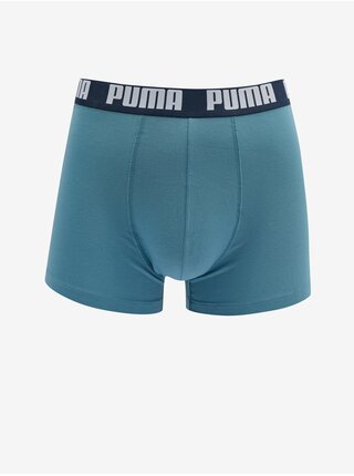 Sada dvou pánských boxerek v modré barvě Puma 