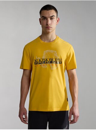 Žluté pánské tričko NAPAPIJRI Iceberg