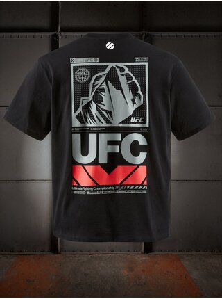Černé pánské tričko Celio UFC   