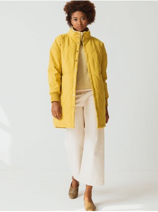 Žlutá dámská prošívaná bunda SKFK Leira  