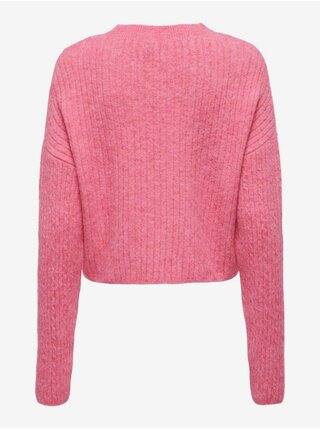 Ružový dámsky sveter ONLY Marilla