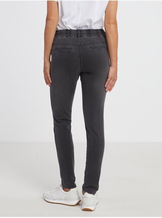 Tmavě šedé dámské džínové kalhoty SAM 73 Líza