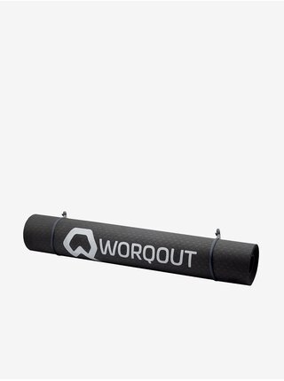 Čierna podložka na jogu Worqout Yogamat