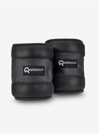 Čierne závažie na zápästie a členky Worqout Wrist and Ankle Weight 2,3