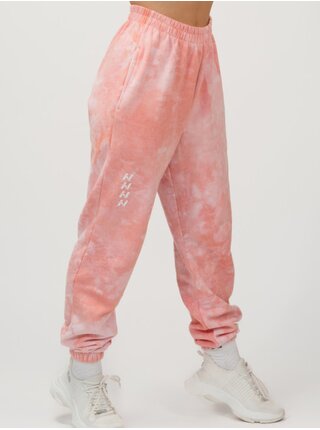 Růžové dámské vzorované tepláky NEBBIA Re-fresh Women’s Sweatpants