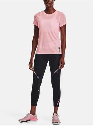 Světle růžové sportovní tričko Under Armour UA Run Anywhere Breeze Tee   