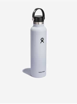 Bílá nerezová termolahev Hydro Flask Standard Mouth Flex (709 ml) 