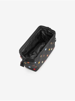 Černá dámská cestovní puntíkovaná kosmetická taška Reisenthel 