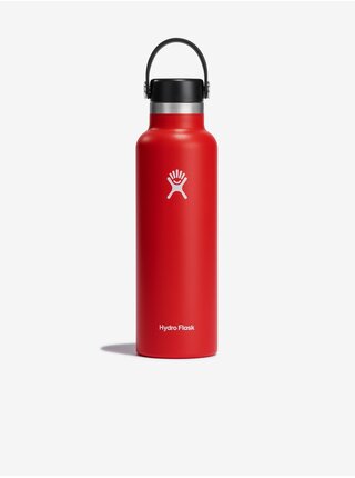 Červená nerezová termofľaša Hydro Flask Standard Mouth Flex Cap (621 ml) 