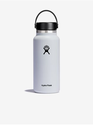 Bílá nerezová termolahev Hydro Flask Wide Mouth Flex Cap (946 ml)