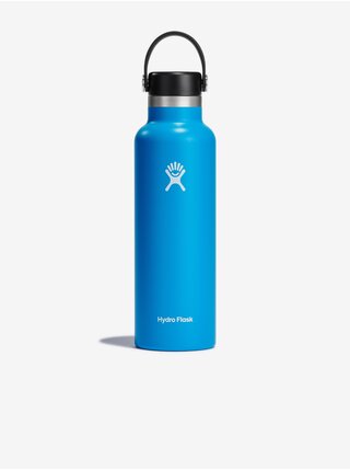 Modrá nerezová termolahev Hydro Flask Standard Mouth Flex Cap (621 ml) 