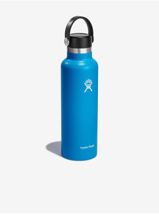 Modrá nerezová termolahev Hydro Flask Standard Mouth Flex Cap (621 ml) 