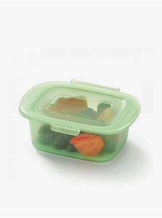 Zelený silikonový box na skladování potravin Lékué (200 ml)