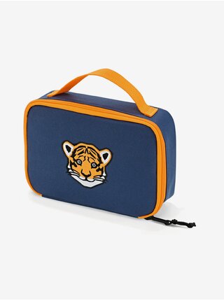 Oranžovo-modrý detský termo desiatový box Reisenthel Tiger