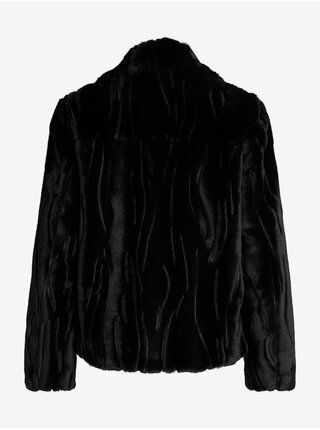 Čierna dámska zimná bunda VILA Vifluffy