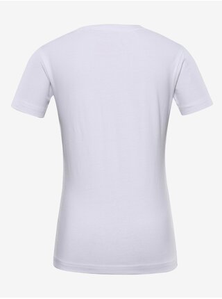 Biele dievčenské tričko s potlačou NAX ZALDO