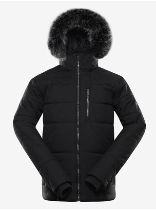 Černá pánská zimní bunda ALPINE PRO LODER  