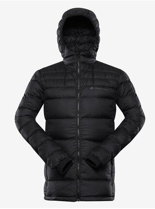 Černá pánská zimní prošívaná bunda ALPINE PRO ROGIT  
