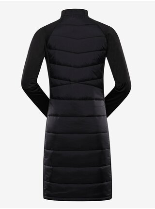 Čierne dámske zimné hi-therm šaty ALPINE PRE OMERA