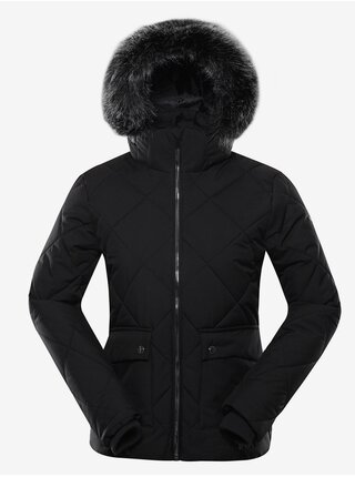 Černá dámská zimní bunda ALPINE PRO LODERA    