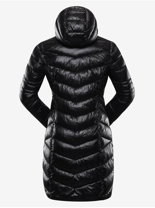 Čierny dámsky zimný prešívaný kabát ALPINE PRE OREFA