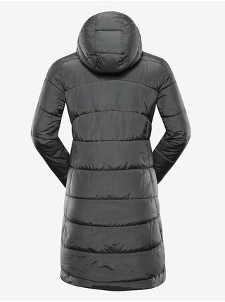 Šedý dámský zimní prošívaný kabát ALPINE PRO EDORA    