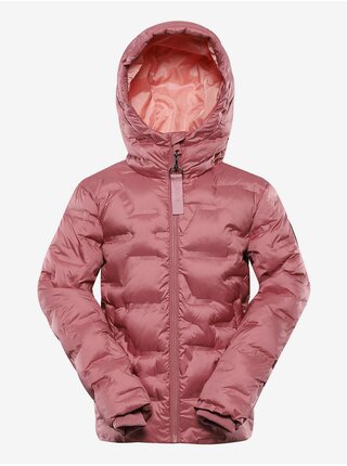 Růžová dětská zimní bunda NAX RAFFO   