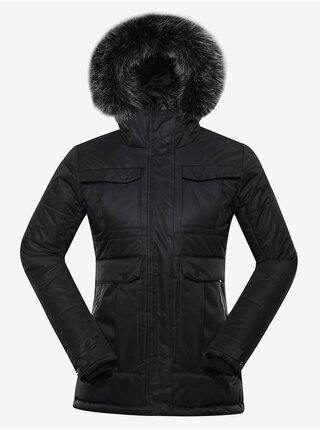Černá dámská zimní bunda ALPINE PRO EGYPA  