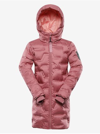 Holčičí růžový zimní prošívaný kabát NAX SARWO   