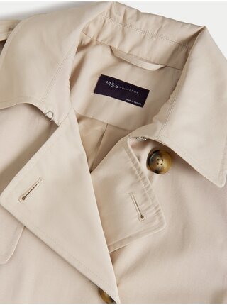 Béžový dámsky kabát s technológiou Stormwear™ Marks & Spencer