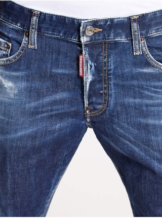 Modré pánské slim fit džíny DSQUARED2