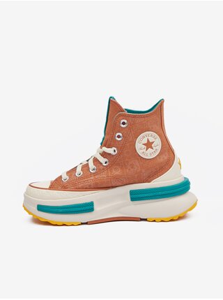 Hnědé dámské kotníkové tenisky na platformě Converse Run Star Legacy CX Día de Muertos