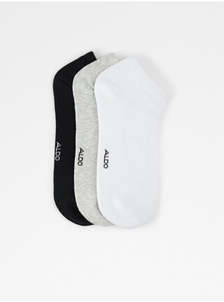 Sada tří párů ponožek v černé, šedé a bílé barvě Aldo Chavaes 