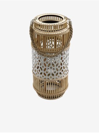 Závesný bambusový lampáš 39cm SIFCON