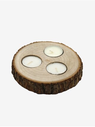 Dřevěný svícen na čajové svíčky SIFCON