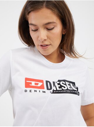 Biele dámske tričko Diesel