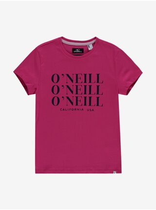 Tmavě růžové holčičí tričko O'Neill All Year  