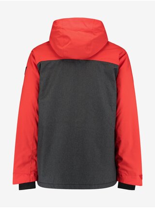 Černo-červená pánská zimní lyžařská/snowboardová bunda O'Neill Quartzite    