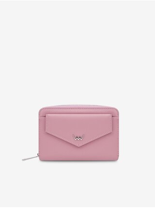 Ružová dámska kožená peňaženka Vuch Rubis Creme