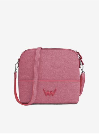 Růžová dámská crossbody kabelka Vuch Cara Canva Pink