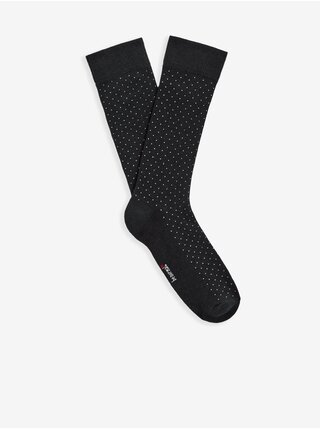 Černé pánské puntíkované ponožky Celio Bip  