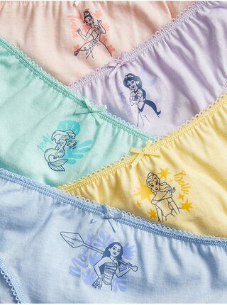 Súprava piatich farebných dievčenských nohavičiek Marks & Spencer Disney Princess