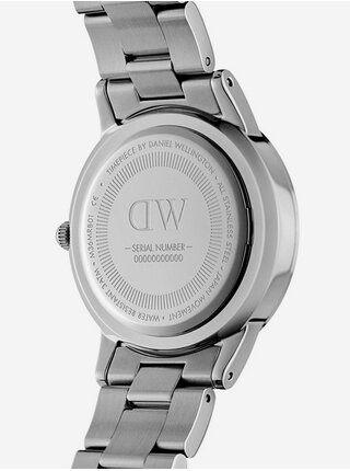 Pánské hodinky ve stříbrné barvě Daniel Wellington Iconic Link